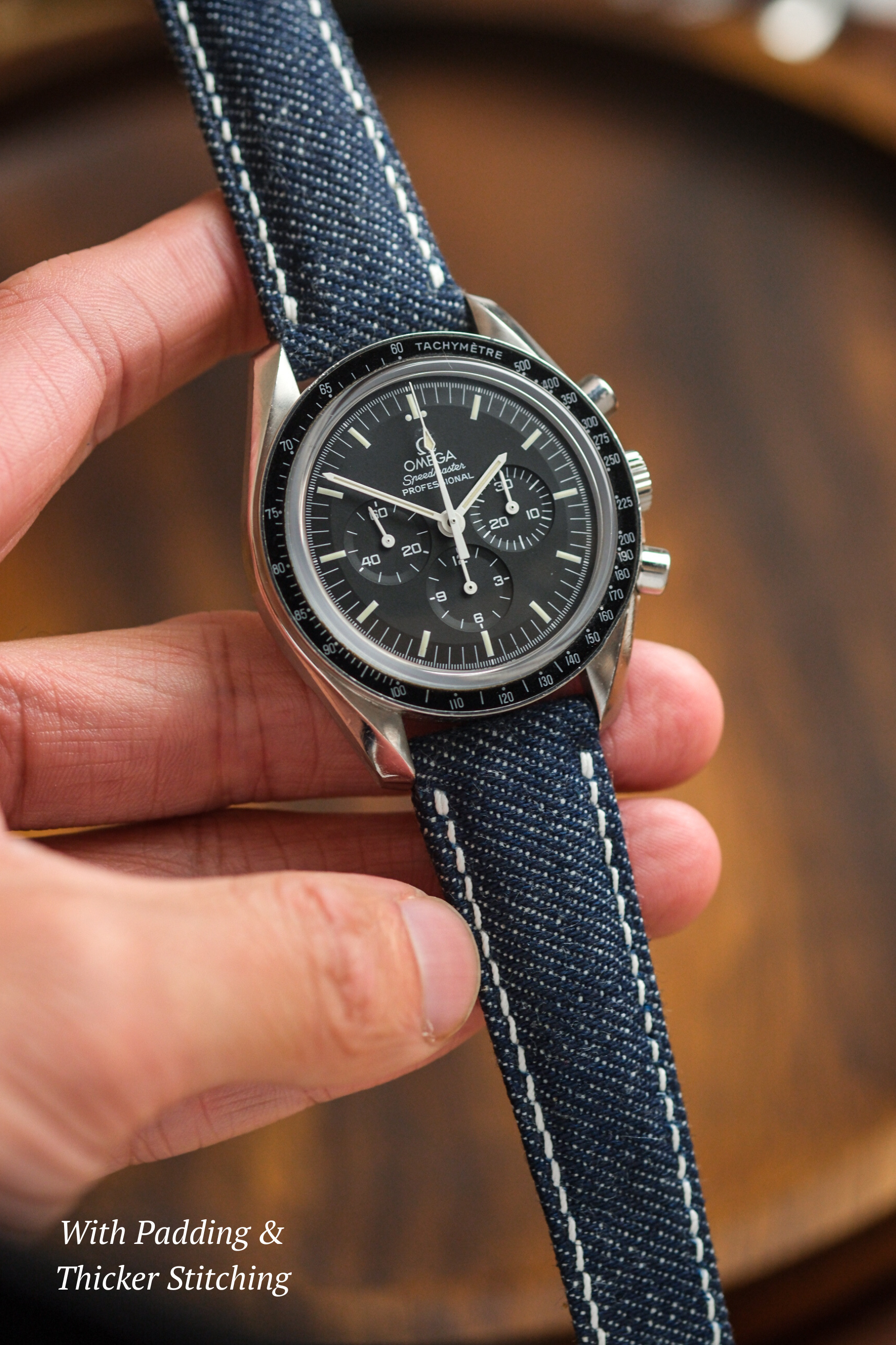 Dark Blue Japanese Denim Strap