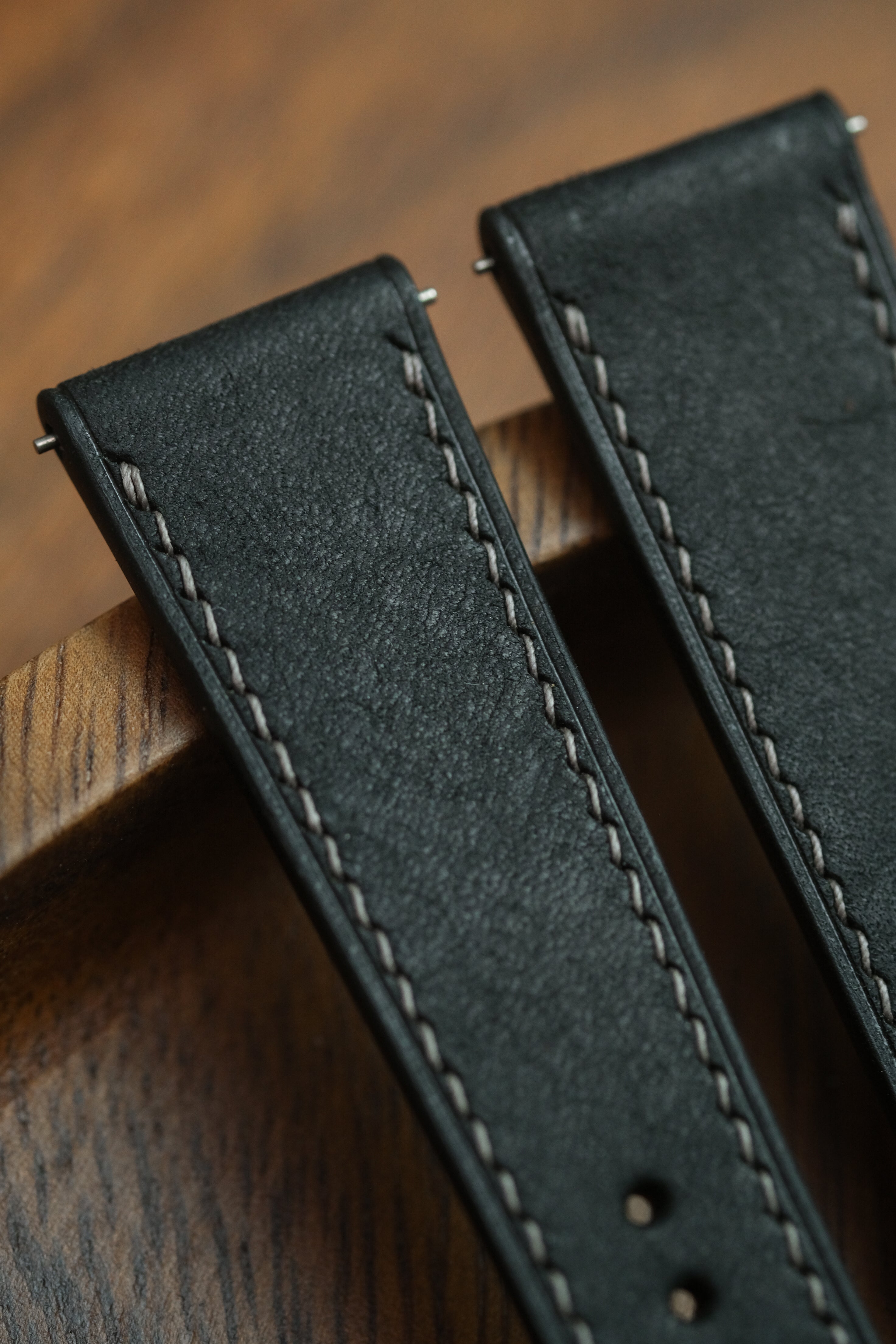 Black Pueblo Leather Strap - Artisan Straps