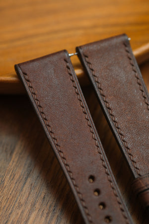Tobacco Pueblo Leather Strap - Artisan Straps