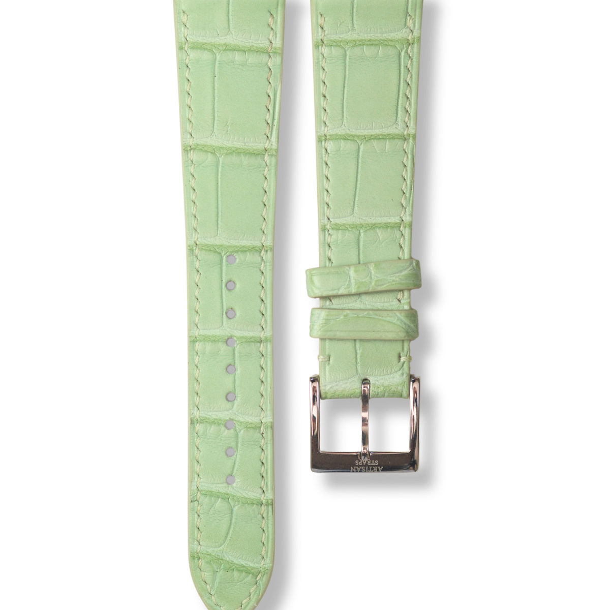 Mint Green Alligator Leather Strap (Made-to-Order)