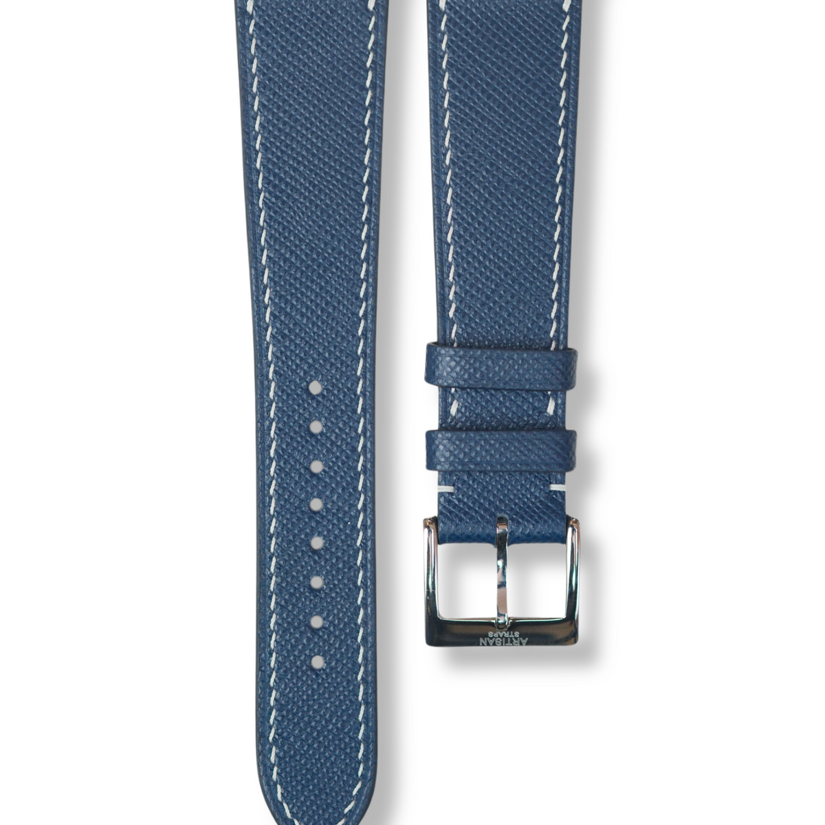 Blue Saffiano Leather Strap (Made-to-Order)