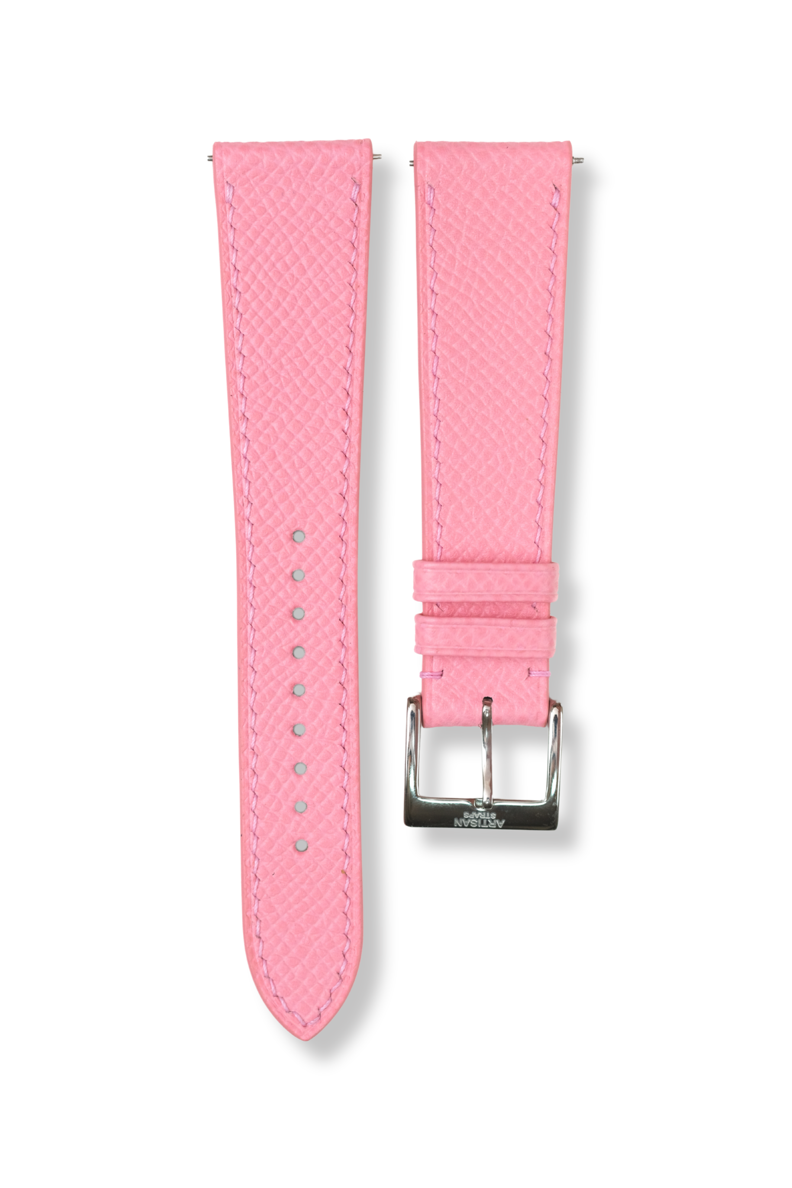 Pink Epsom Leather Strap - Artisan Straps