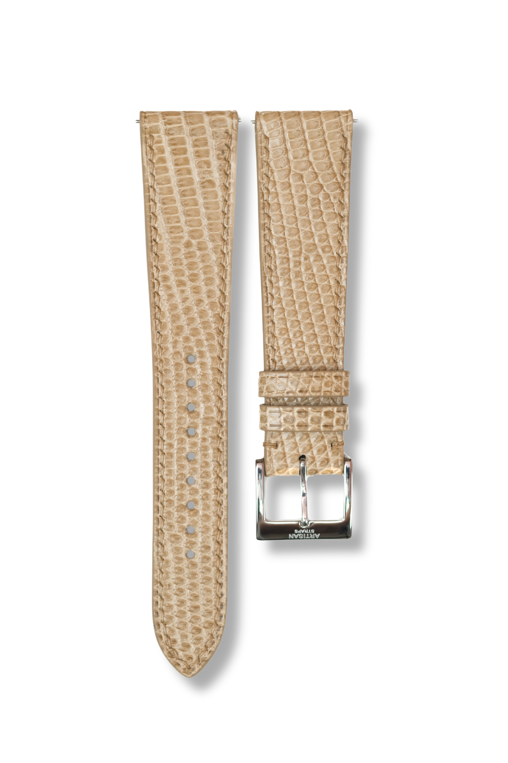 Taupe Lizard Leather Strap