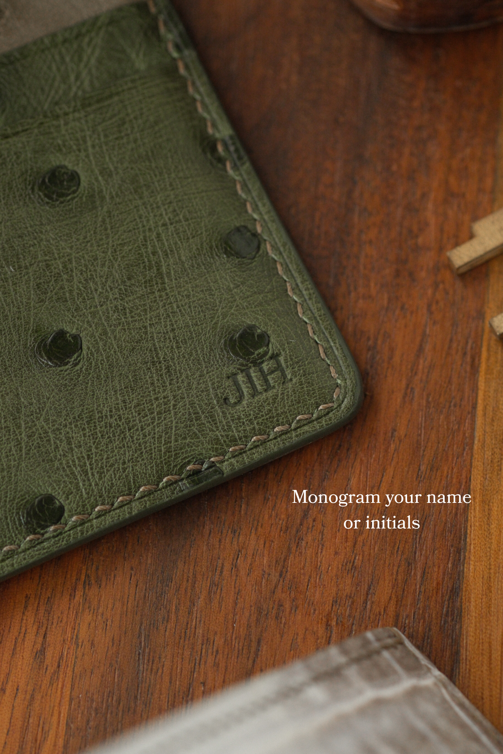 B01- Himalayan Crocodile & Ostrich Belly Billfold Wallet (8 Slot) - Artisan Straps