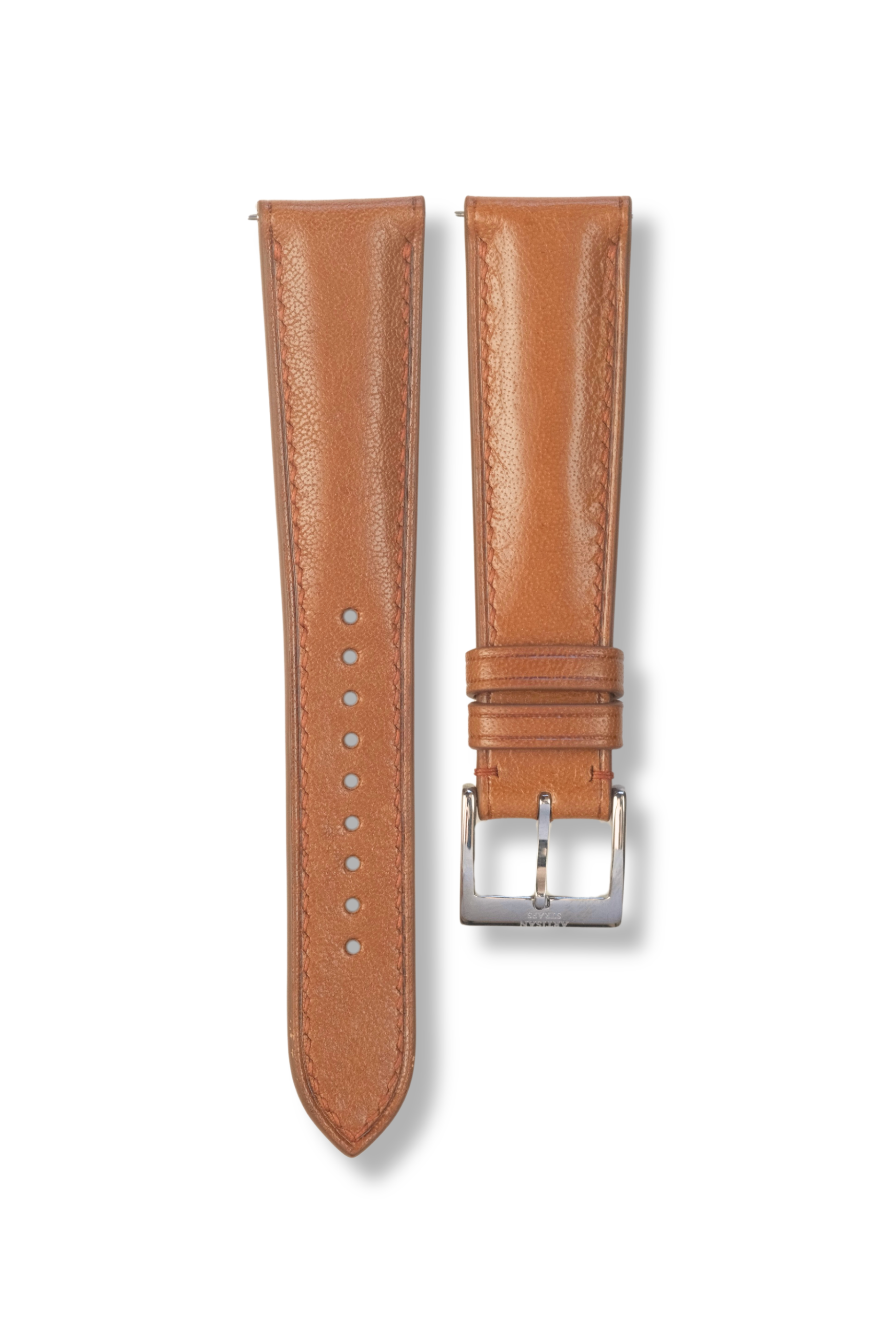 Whiskey Brown Kangaroo (Padded) Leather Strap