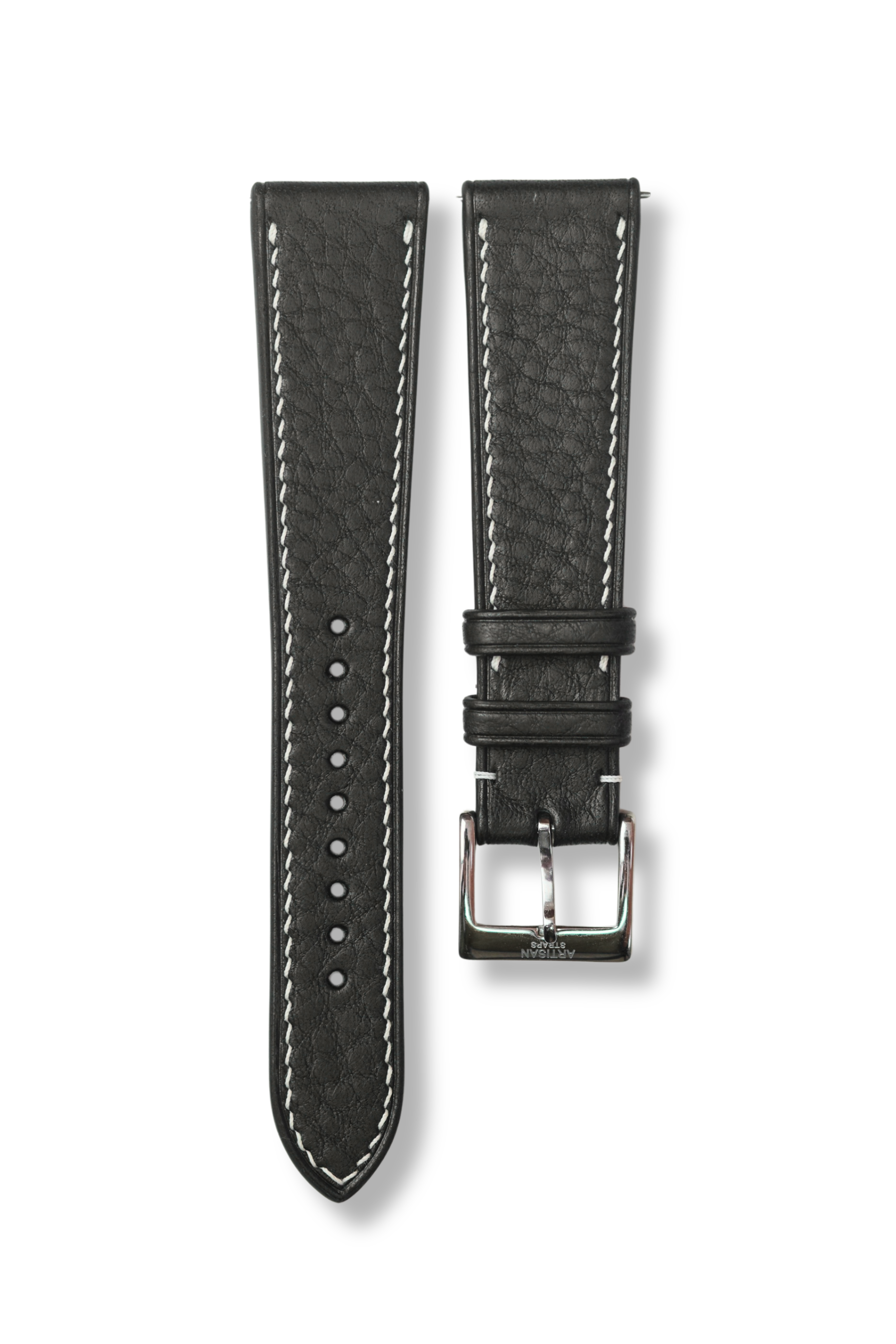 Black Minerva Box Leather Strap - Artisan Straps
