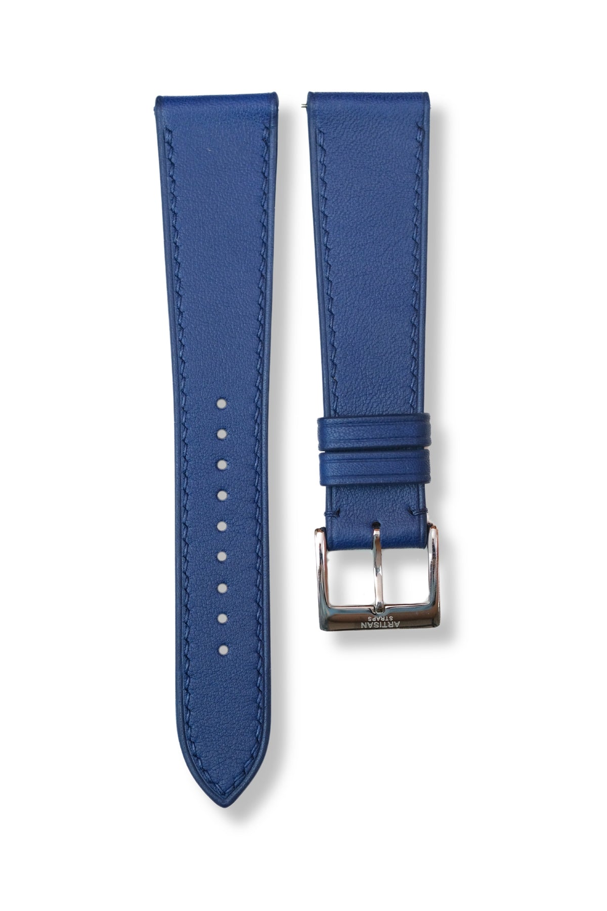 Dark Blue Swift Leather Strap - Artisan Straps