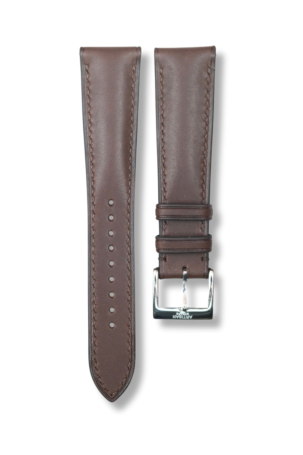 Dark Brown Novonappa (Padded) Leather Strap - Artisan Straps