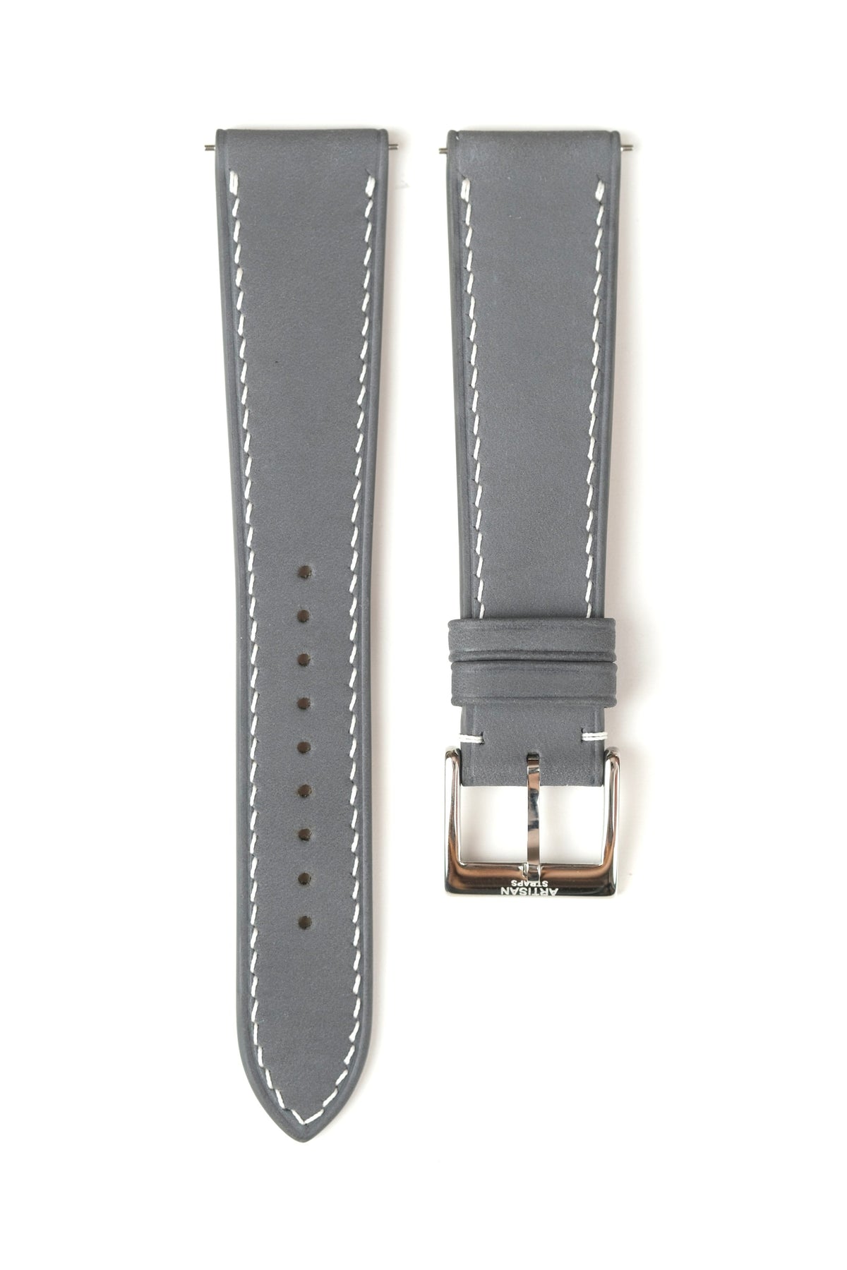 Grey Nubuck Leather Strap - Artisan Straps