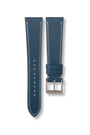 Marine Blue Shrunken Calf Leather Strap