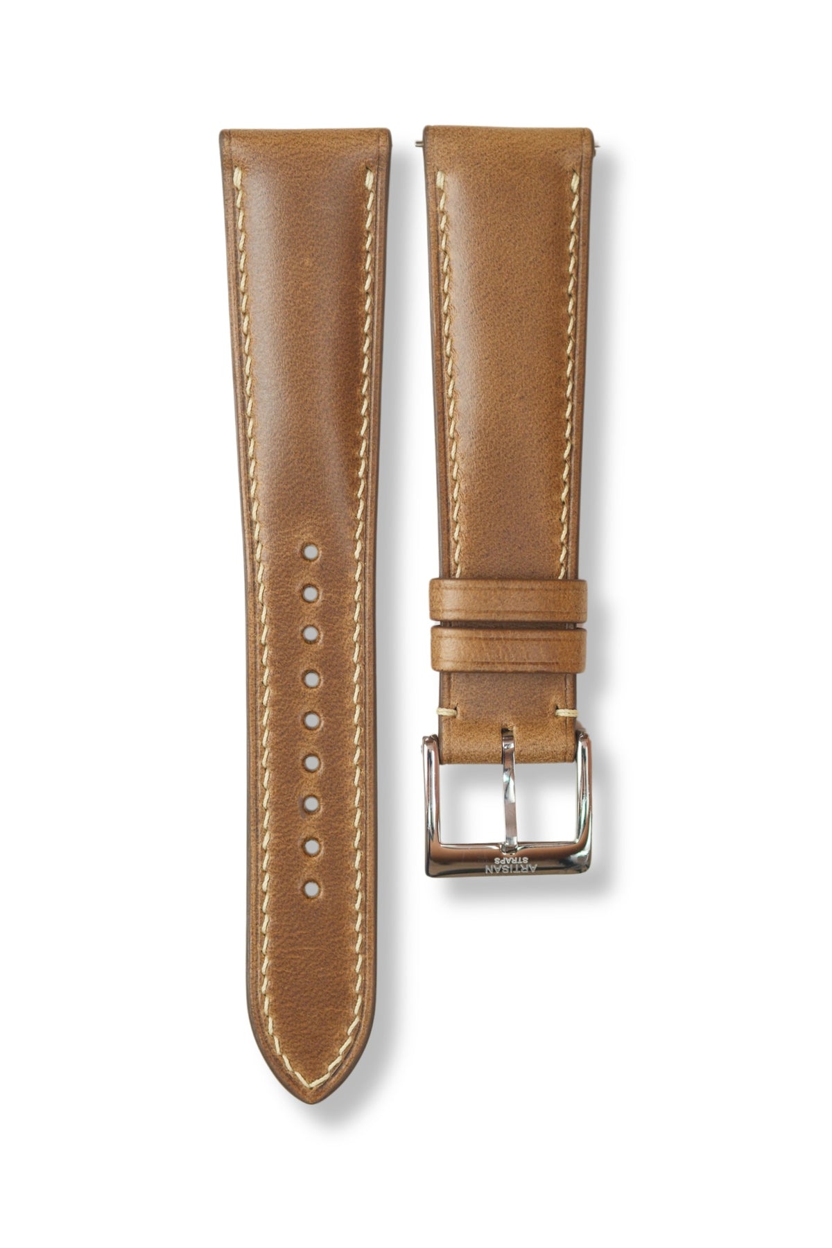 Natural Chromexcel (Padded) Leather Strap - Artisan Straps