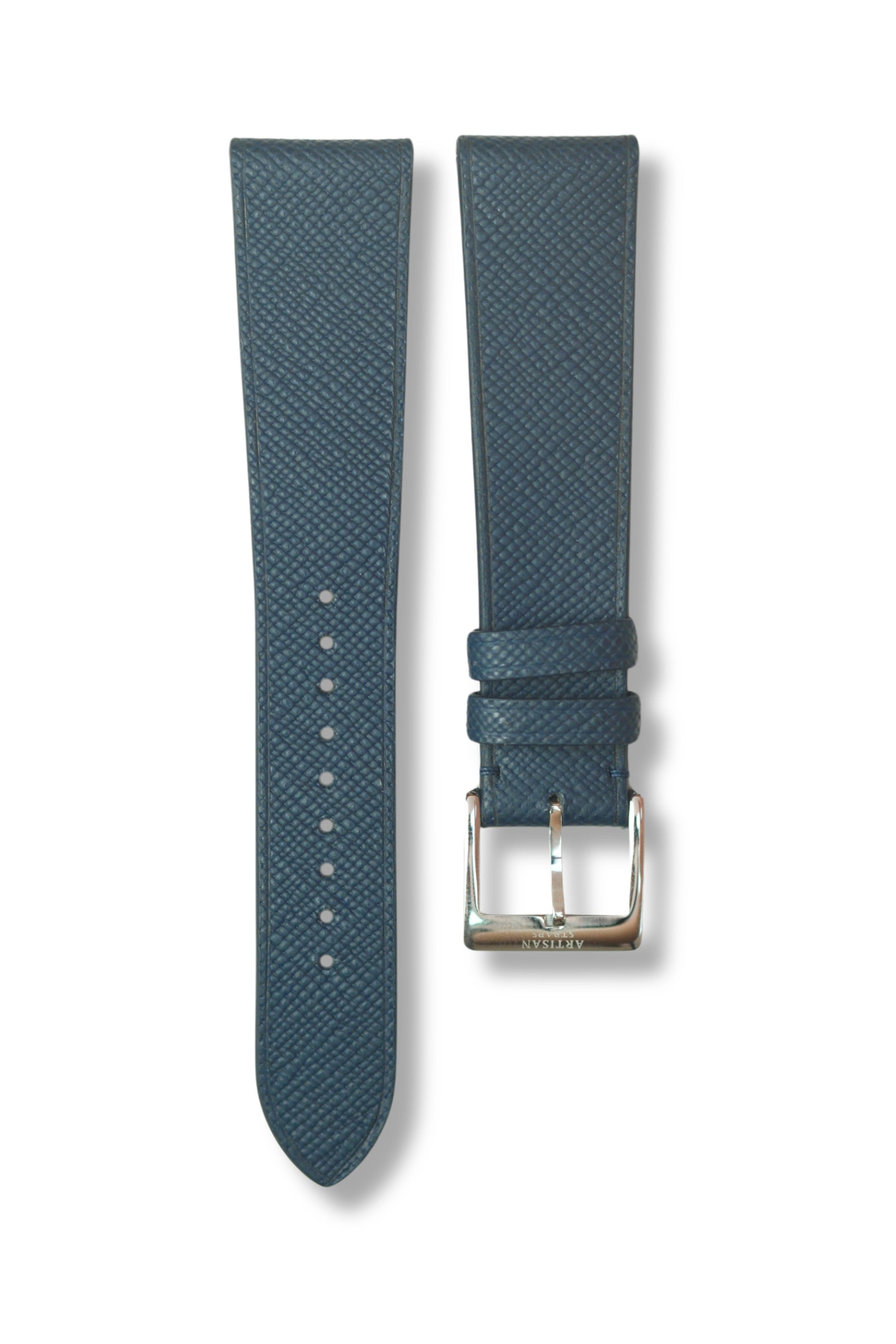 Navy Saffiano Stitchless Leather Strap - Artisan Straps