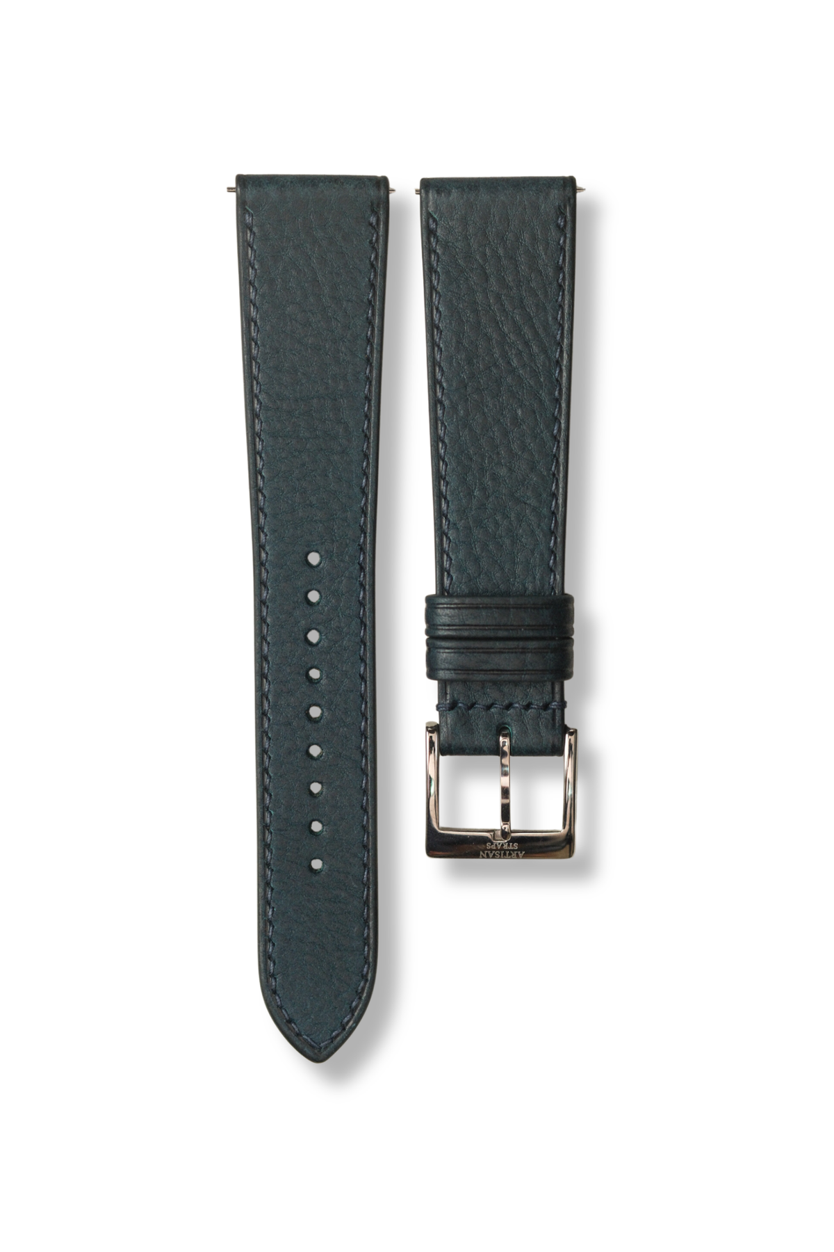 Navy Minerva Box Leather Strap