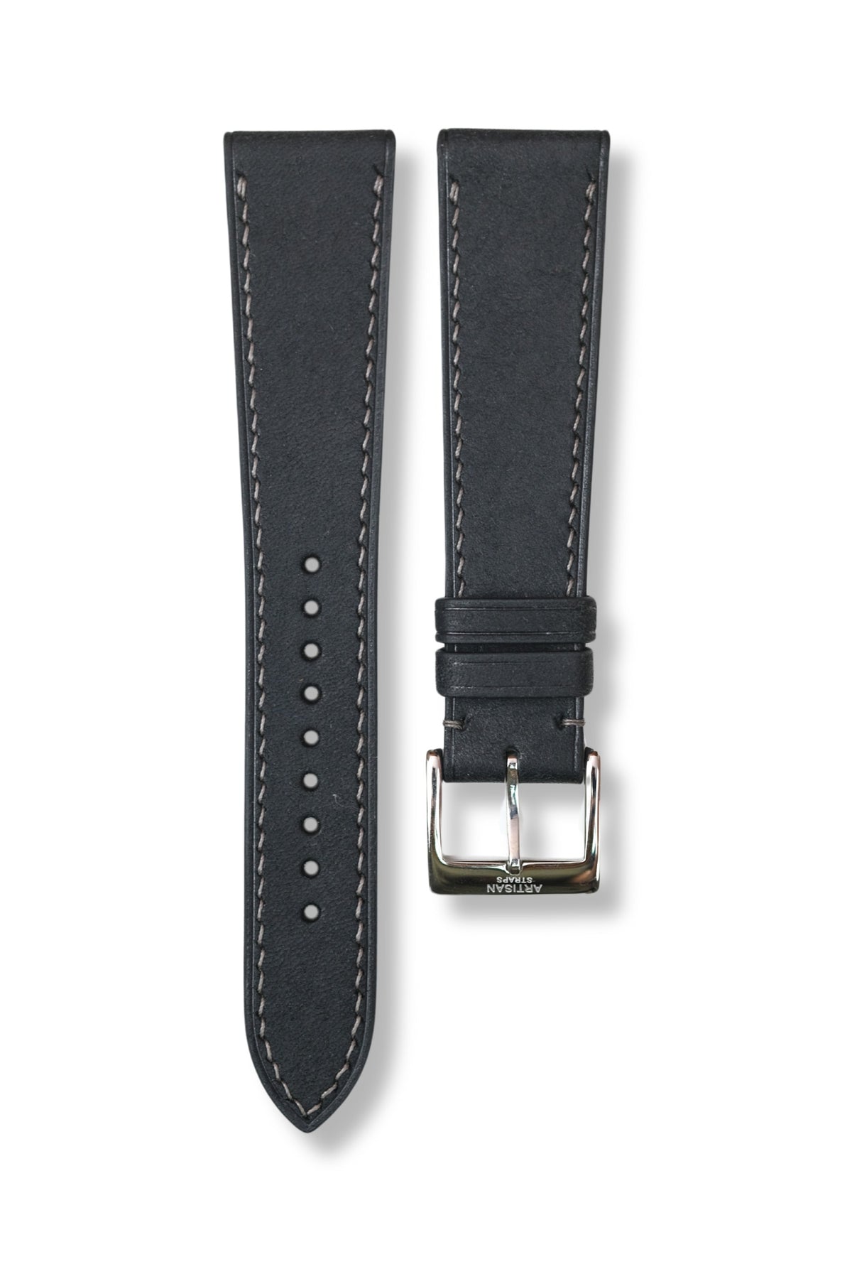 Black Pueblo Leather Strap - Artisan Straps