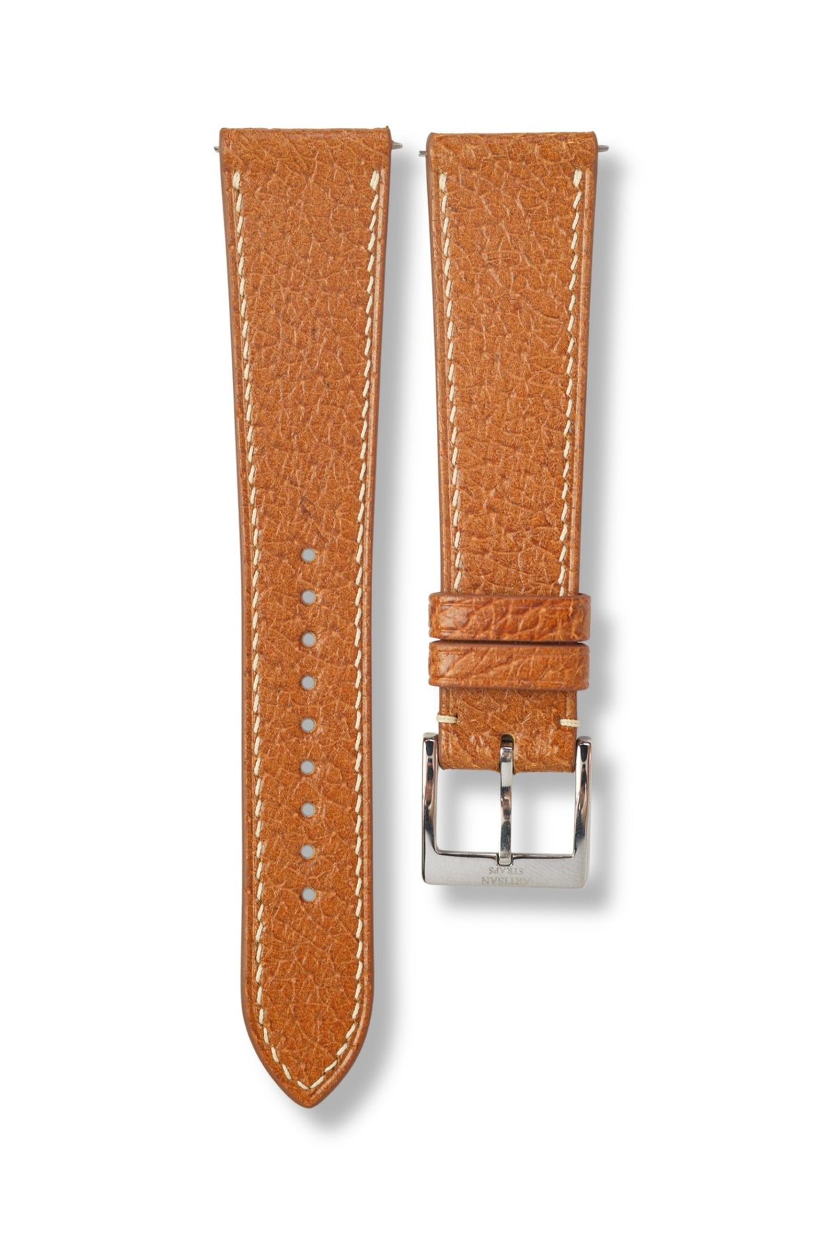 Tan Pigskin Leather Strap (Made-to-Order) - Artisan Straps
