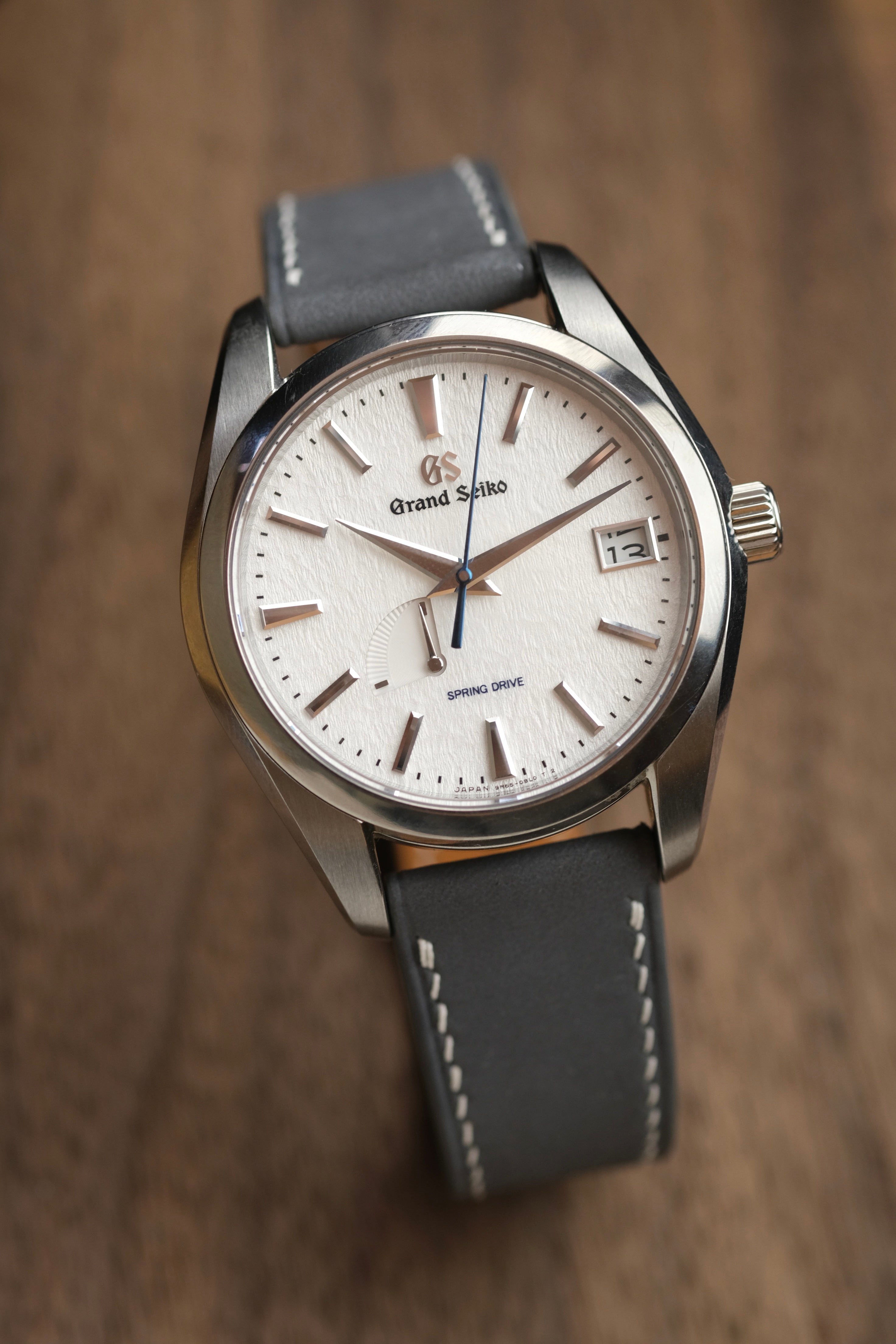 Grey Nubuck Leather Strap - Artisan Straps