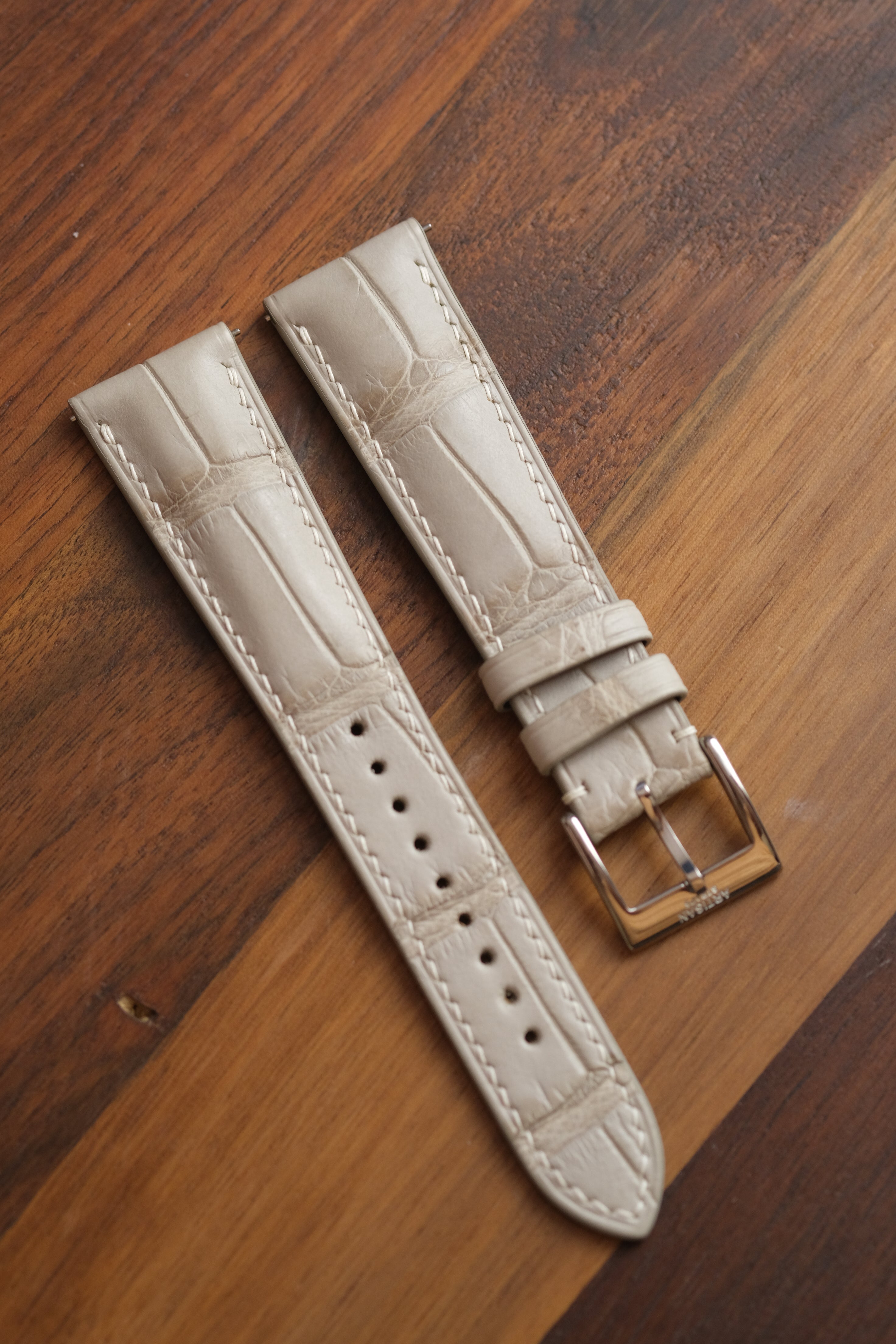 Grey alligator watch strap 2025