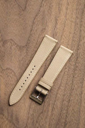 Beige Epsom Leather Strap - Artisan Straps
