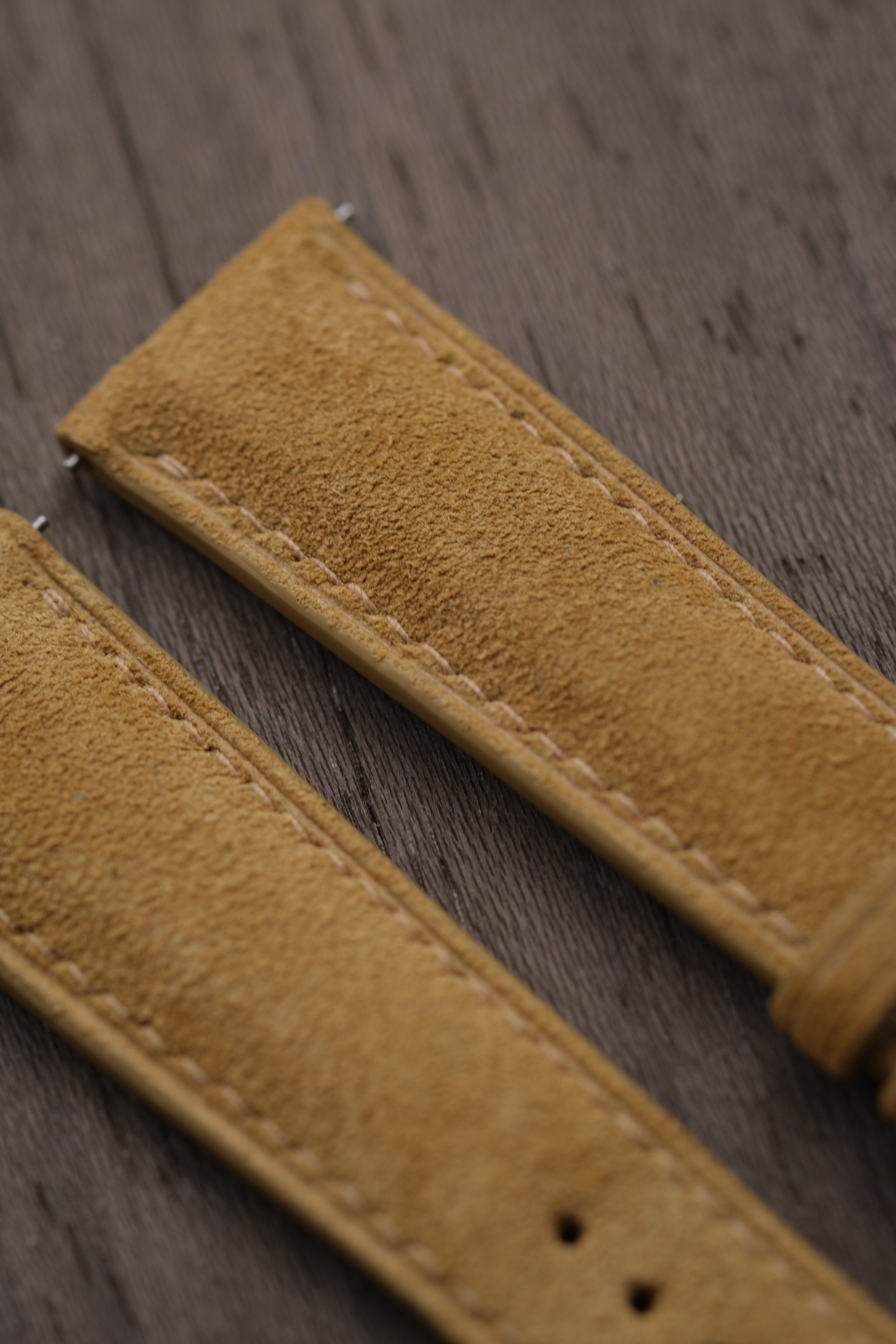 Sand Suede Leather Strap - Artisan Straps