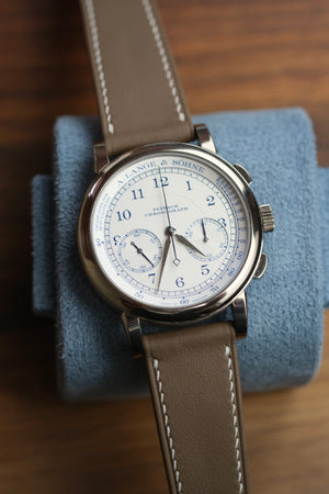 Taupe Swift Leather Strap - Artisan Straps