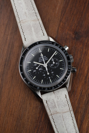 Natural Himalayan Crocodile (Padded) Leather Strap - Artisan Straps