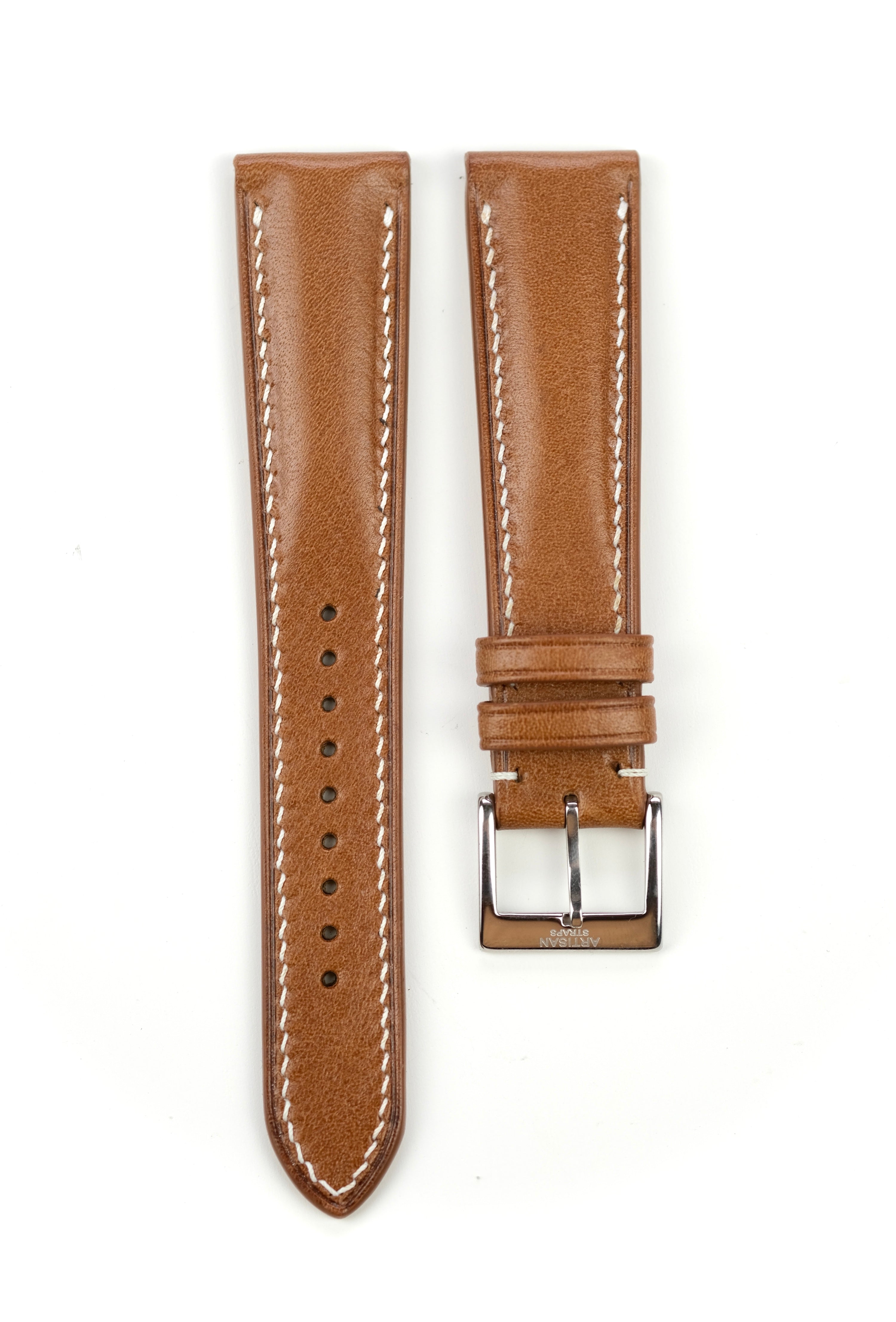 Whiskey Brown Kangaroo (Padded) Leather Strap - Artisan Straps