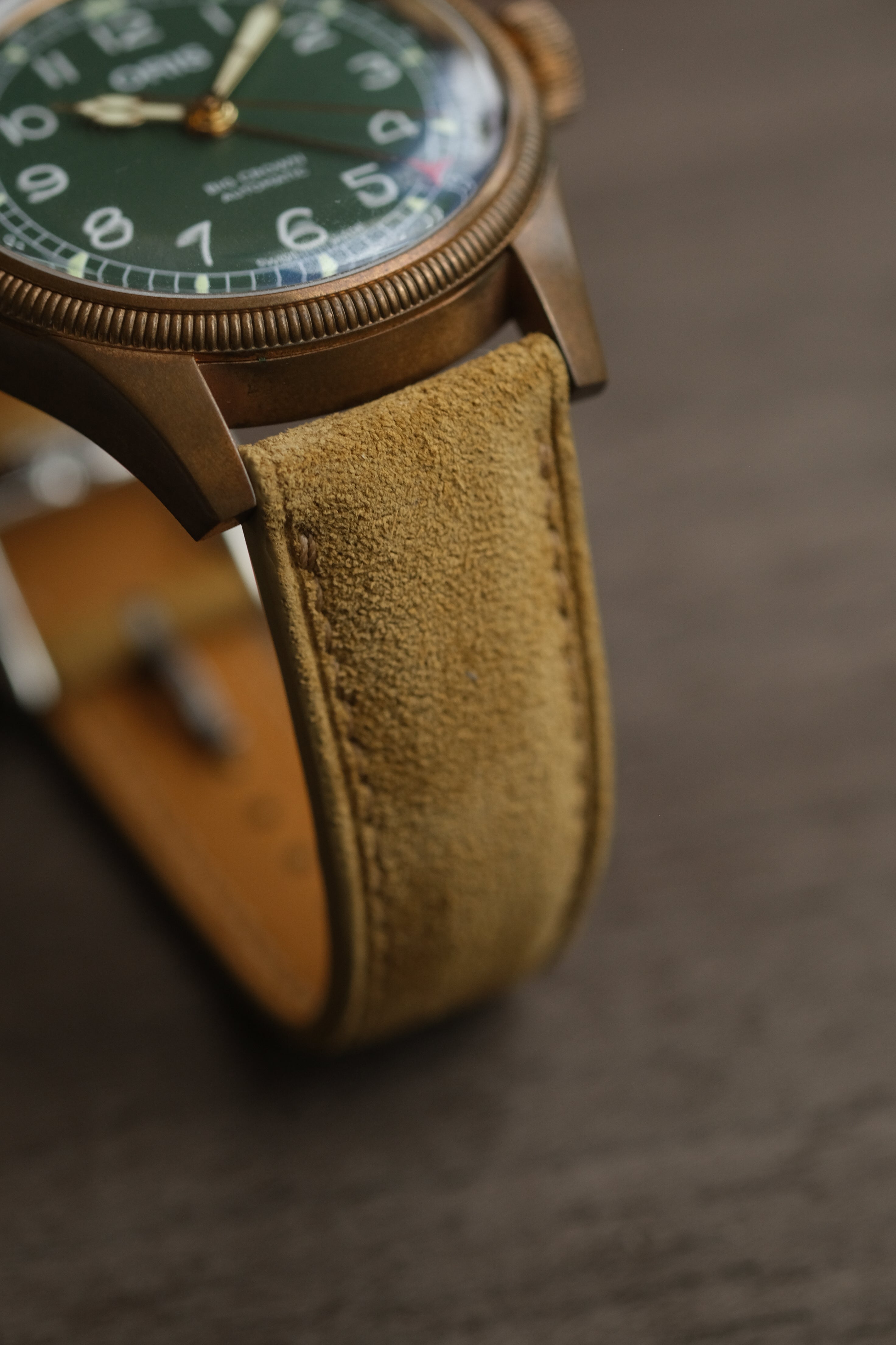 Sand Suede Leather Strap - Artisan Straps