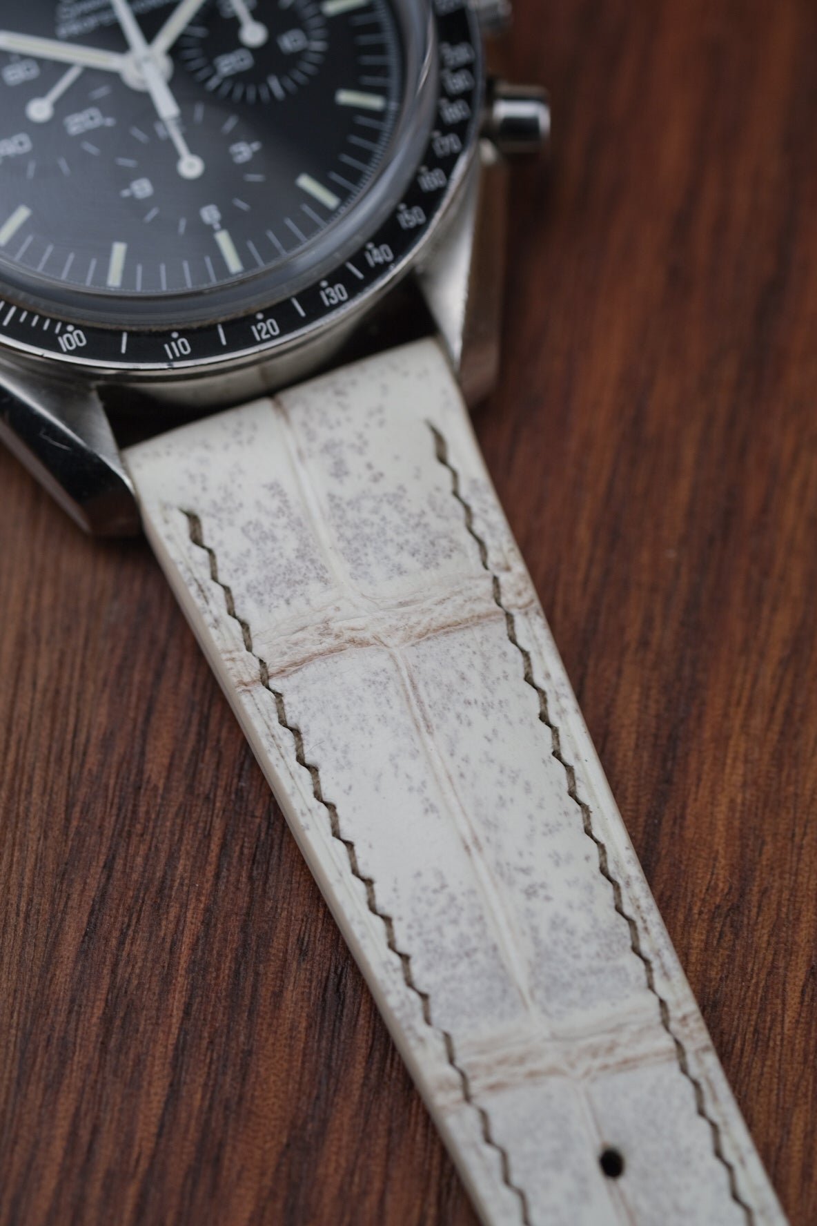 Natural Himalayan Crocodile (Padded) Leather Strap - Artisan Straps