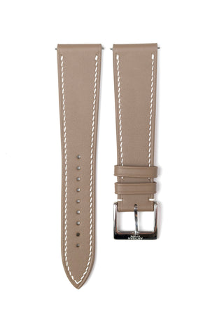 Taupe Swift Leather Strap - Artisan Straps