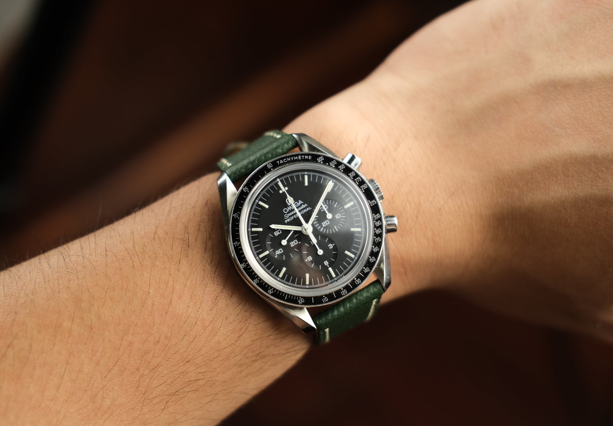 Forest Green Epsom Calf Leather Strap - Artisan Straps