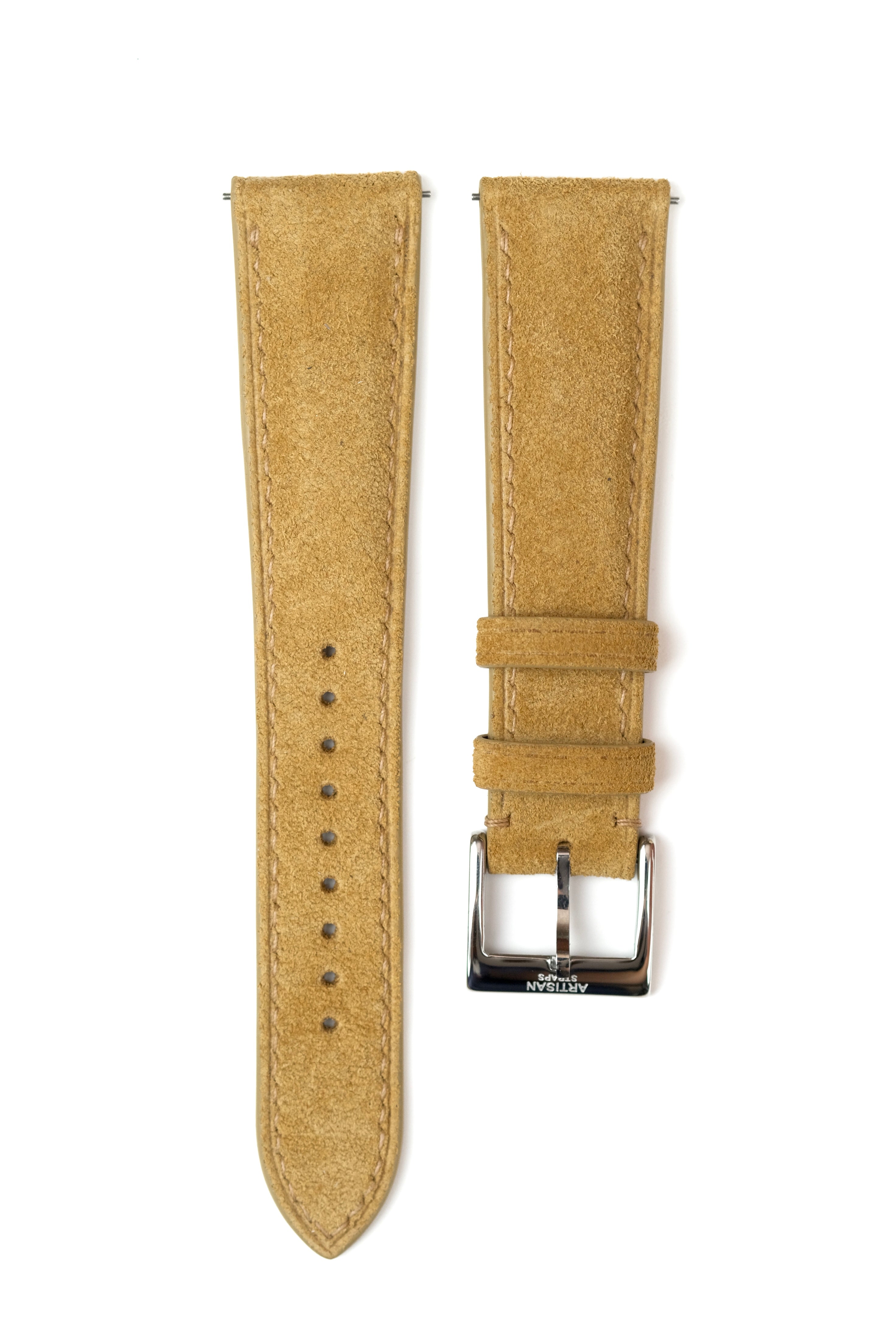 Sand Suede Leather Strap - Artisan Straps