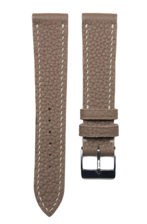 Shrunken Calf Leather Strap in Taupe - Artisan Straps