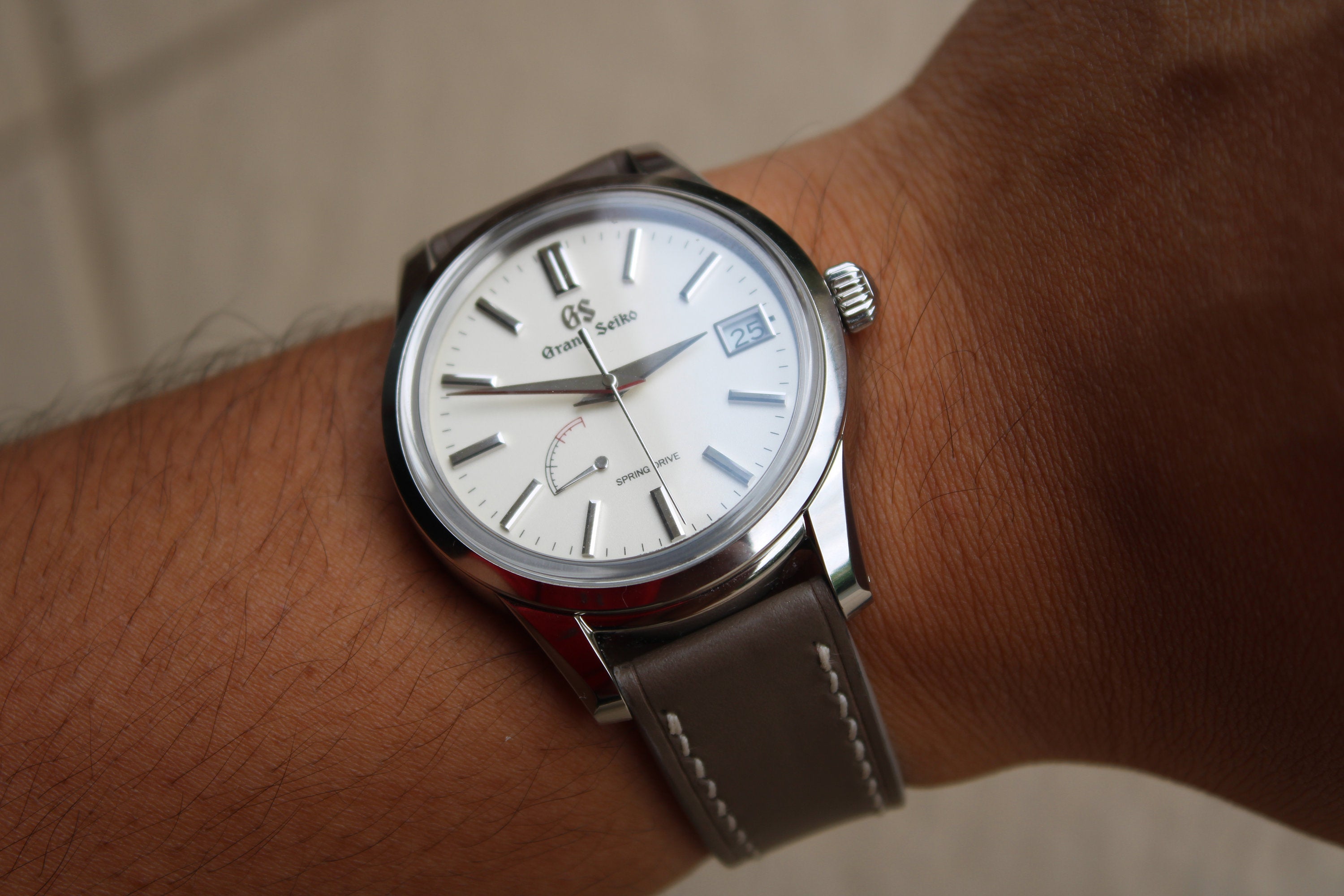 Buttero Italian Calf Leather Strap in Dark Taupe - Artisan Straps