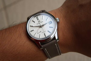 Buttero Italian Calf Leather Strap in Dark Taupe - Artisan Straps