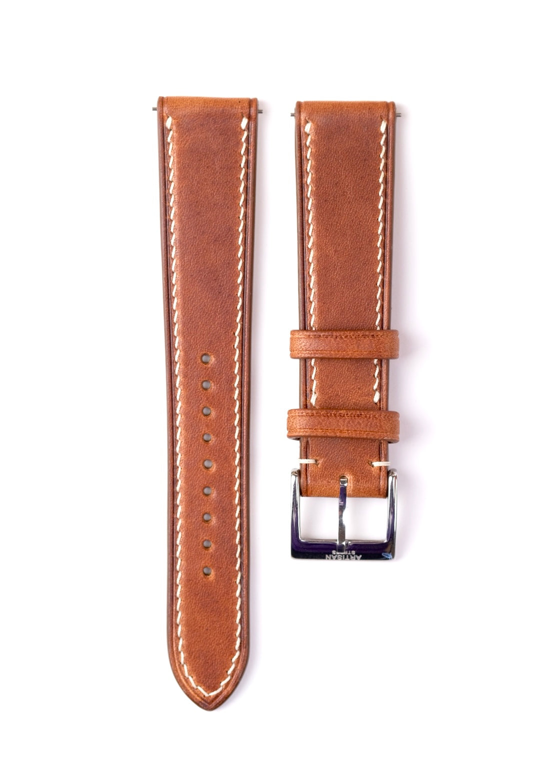 Natural Horween Dublin Leather Strap - Artisan Straps