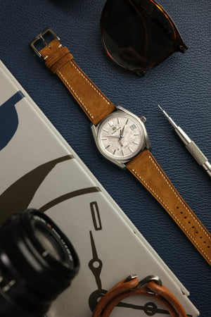 Suede Leather Strap in Whiskey - Artisan Straps