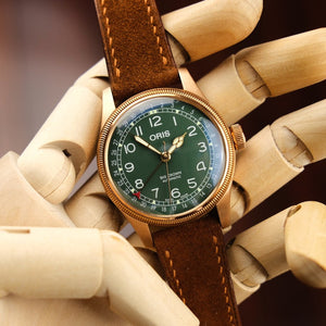 Brown Full Stitch Suede Strap - Artisan Straps