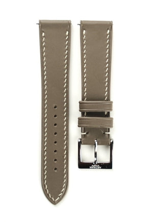 Buttero Italian Calf Leather Strap in  Taupe - Artisan Straps