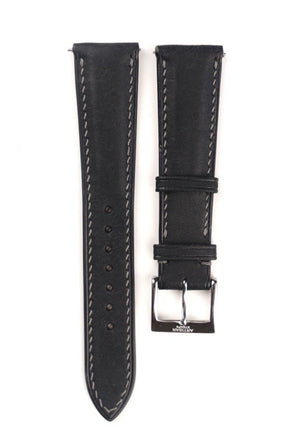 Black Pueblo Leather Strap (Padded) - Artisan Straps