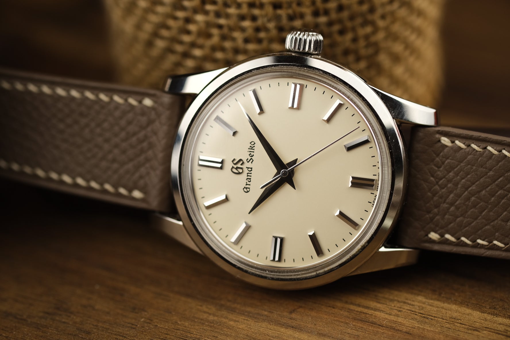 Epsom French Calf Leather Strap in Taupe - Artisan Straps