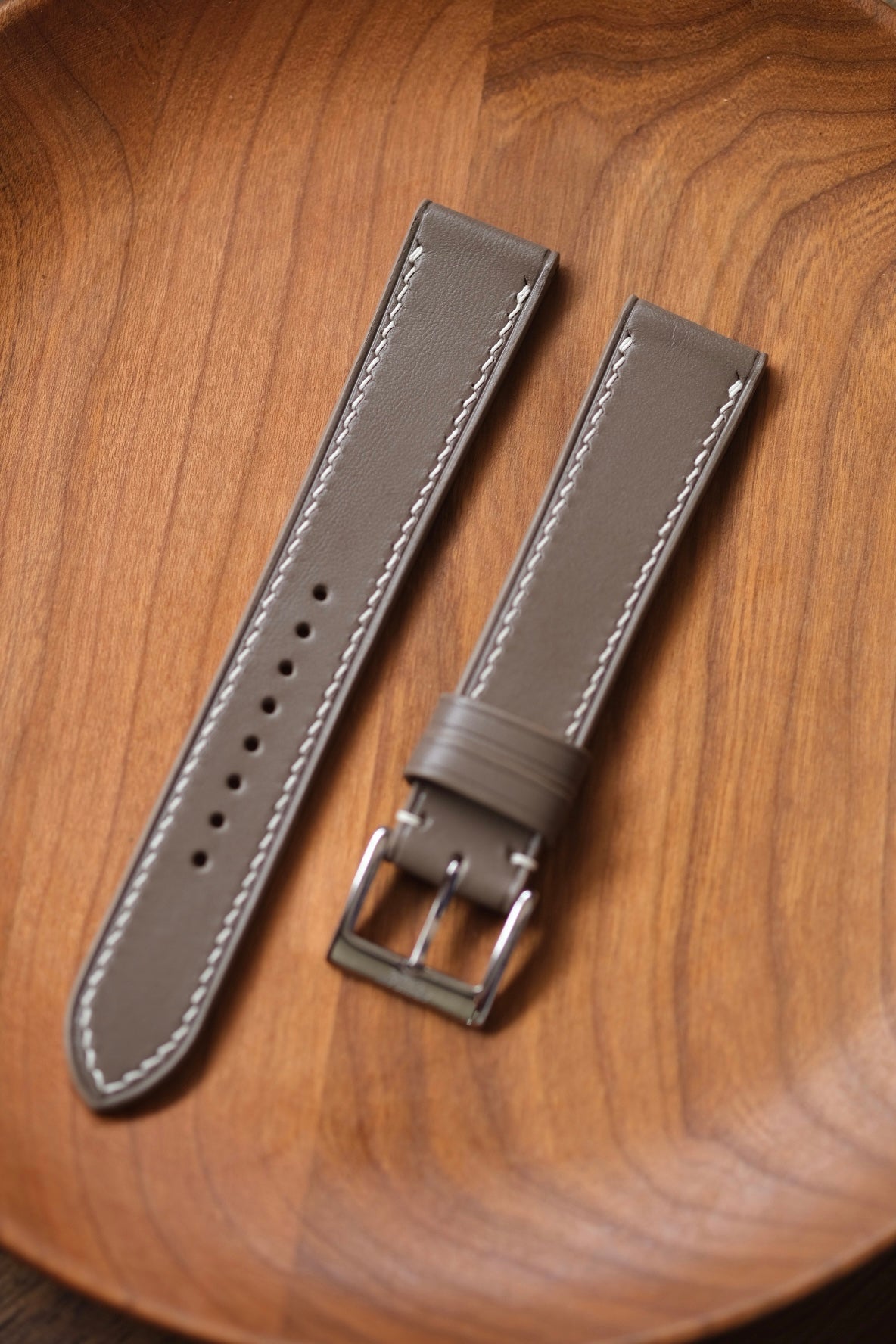 Taupe Buttero Leather Strap