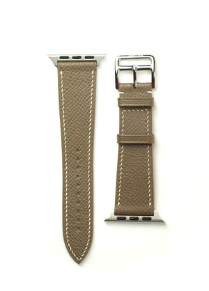 Epsom Apple Watch Strap in Taupe - Artisan Straps