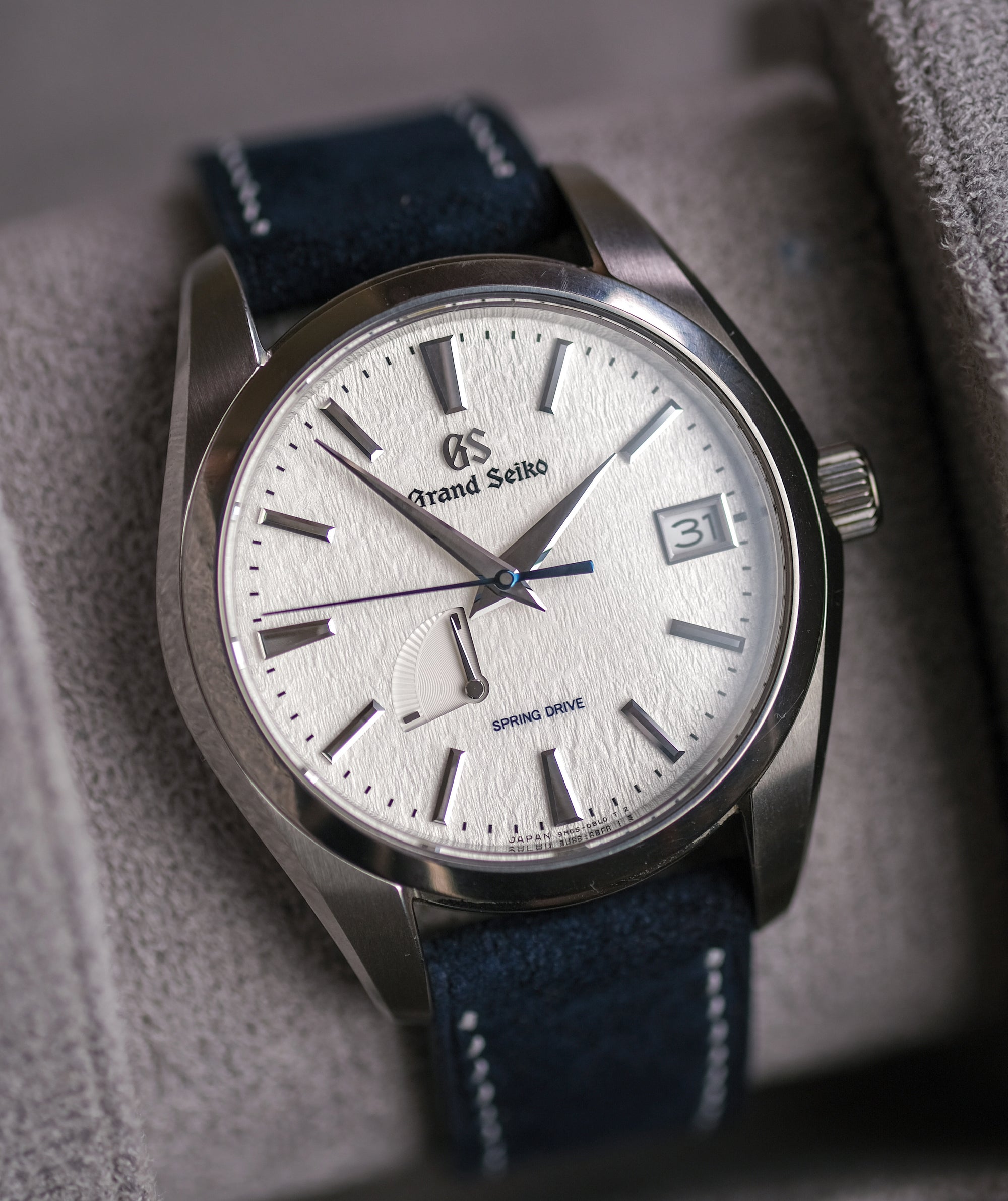 Suede Leather Strap in Navy - Artisan Straps