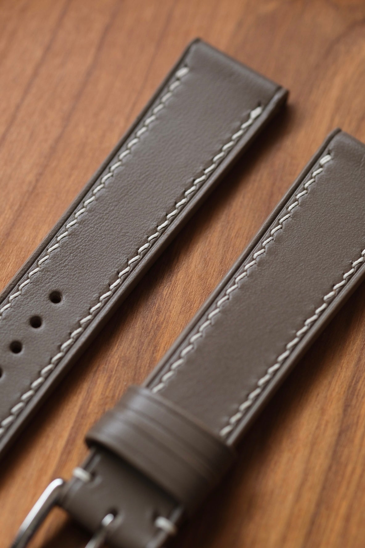 Taupe Buttero Leather Strap - Artisan Straps