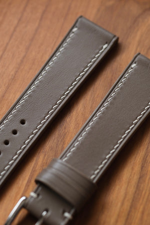 Taupe Buttero Leather Strap - Artisan Straps