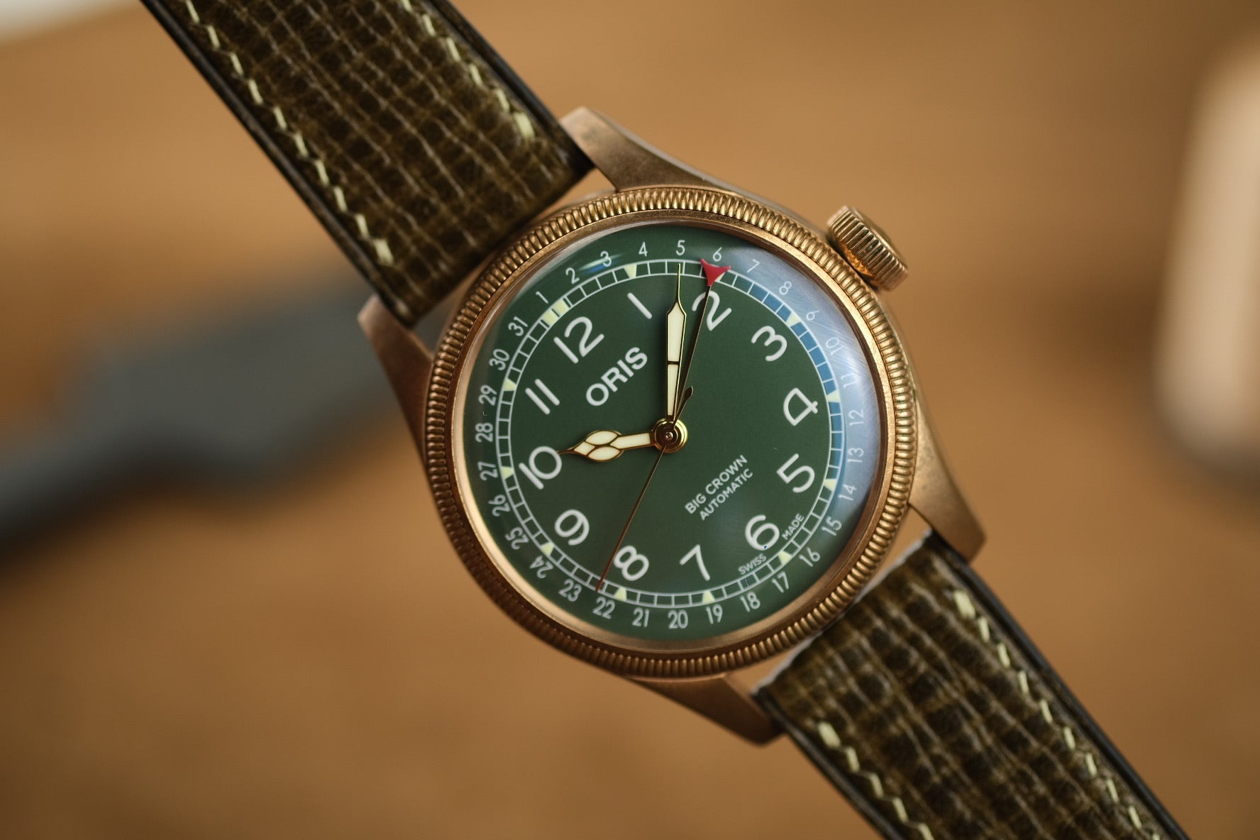 Palmer Leather Strap in Olive Green - Artisan Straps