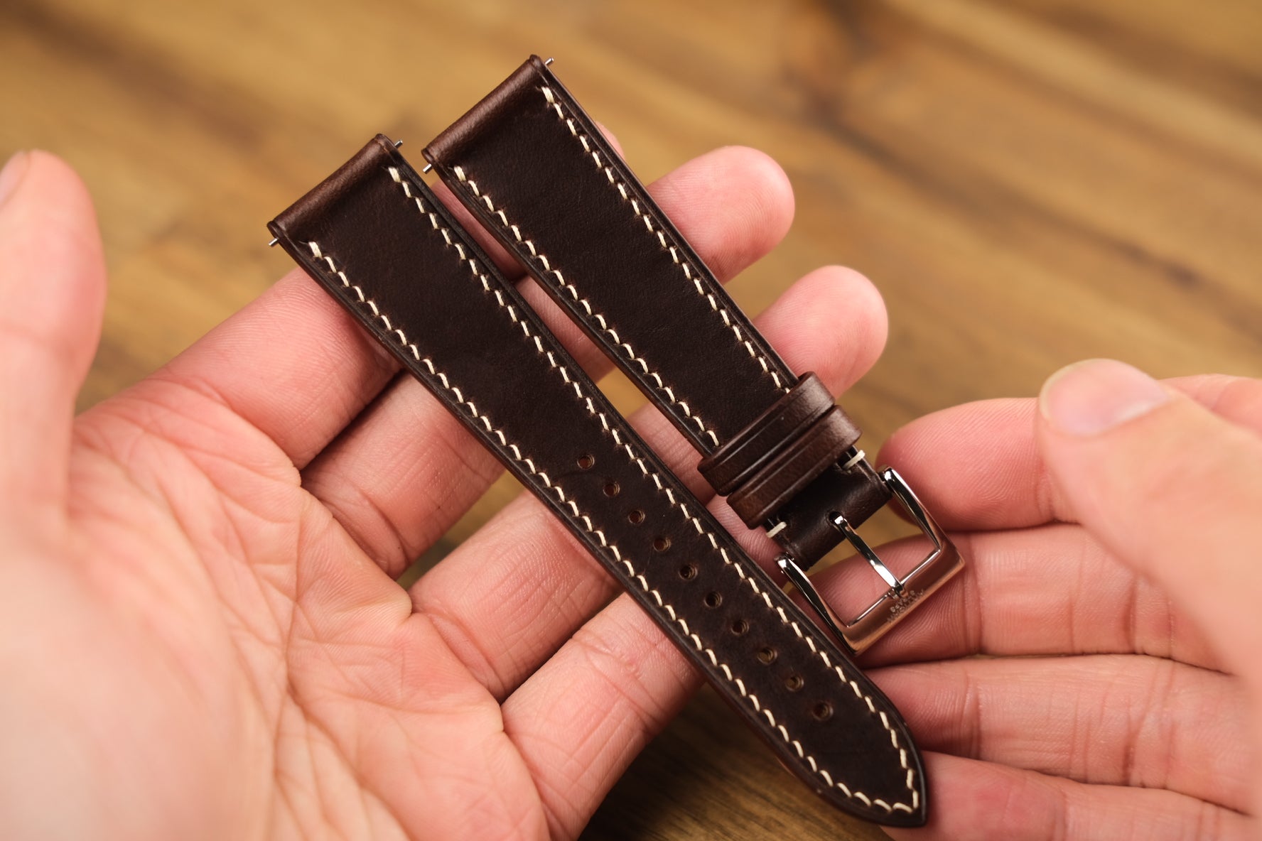 Horween chromexcel top watch strap