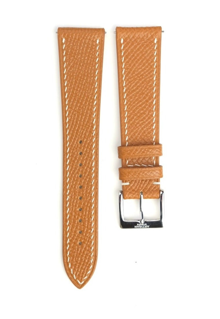 Tan Epsom Leather Strap - Artisan Straps