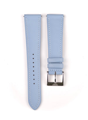 Lin Bleu Swift Leather Strap - Artisan Straps
