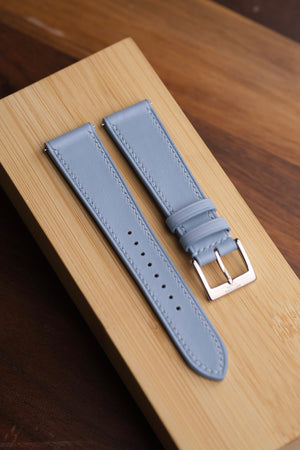 Lin Bleu Swift Leather Strap - Artisan Straps